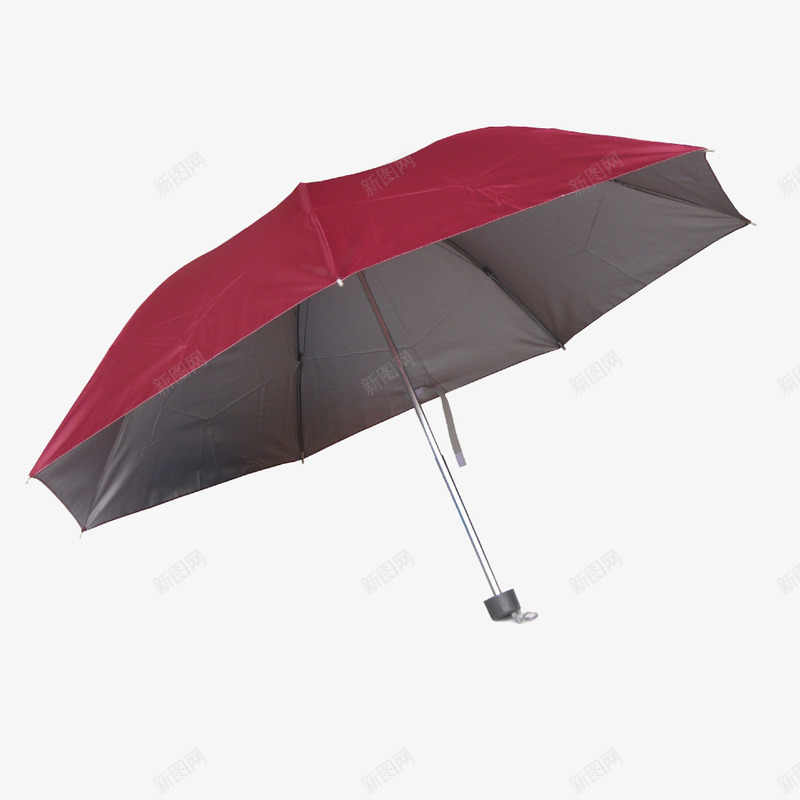 一把红色的雨伞png免抠素材_88icon https://88icon.com 折叠 易携 红色 雨伞