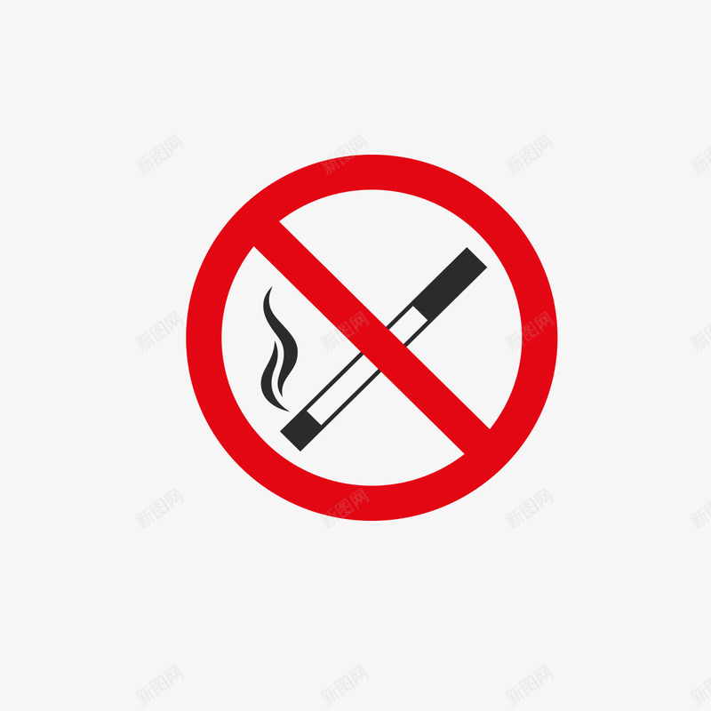 禁止吸烟psd免抠素材_88icon https://88icon.com nosmoking 不准吸烟 公共场合 吸烟 圆弧 圆形 方形 温度 烟头 禁止