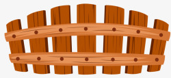木质围栏素材