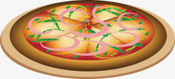 美食披萨西餐美食饮料酒水素矢量图素材