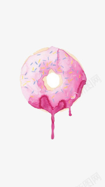 粉色小甜甜圈图标图标