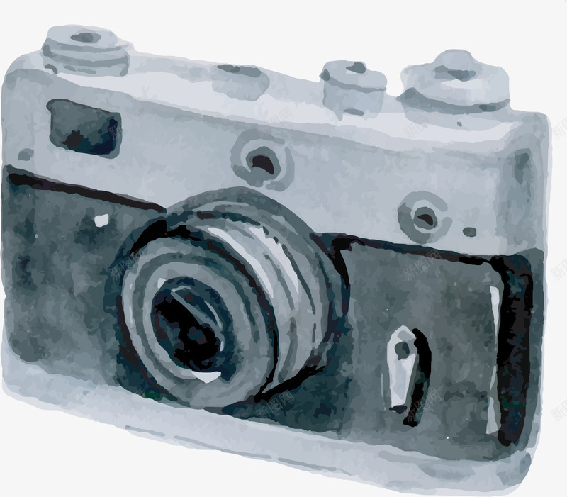 创意相机卡通装饰图案png免抠素材_88icon https://88icon.com 单反相机 摄影 数码 水彩相机 相机卡通 相机装饰