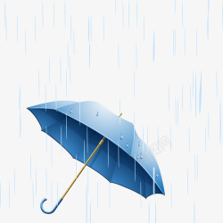 雨伞雨水素材