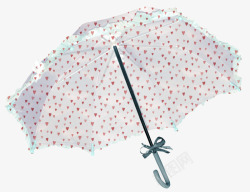 心形雨伞素材