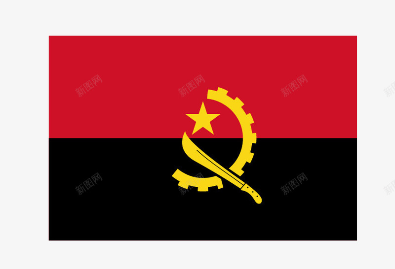 安哥拉国旗矢量图eps免抠素材_88icon https://88icon.com 国旗 矢量国旗 矢量旗帜 矢量图