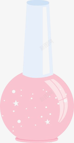 粉色玻璃瓶指甲油png免抠素材_88icon https://88icon.com 指甲油 玻璃 粉色 美妆美甲素材
