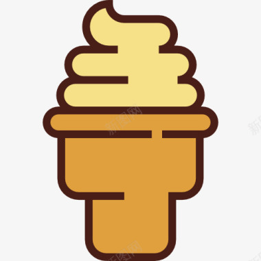冰淇淋矢量图冰淇淋图标图标