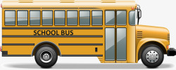 BUS黄色大型公交车高清图片
