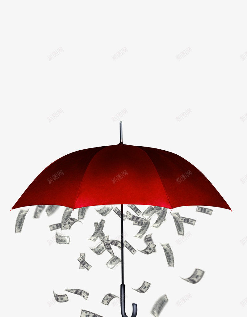 红色雨伞钞票png免抠素材_88icon https://88icon.com 红色 钞票 雨伞 飞舞的钞票
