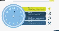 时钟表盘信息图表素材