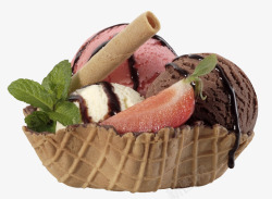 吃冰冰淇淋高清图片