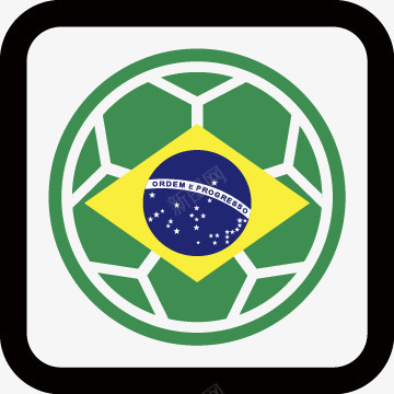 六边形图案巴西里约装饰元素矢量图图标图标