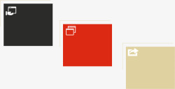 正方形分类标签素材