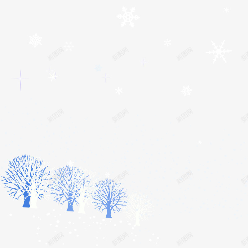 美丽的雪景png免抠素材_88icon https://88icon.com 冬日树枝矢量图 干树枝免费png下载 美丽的雪景 雪地树枝