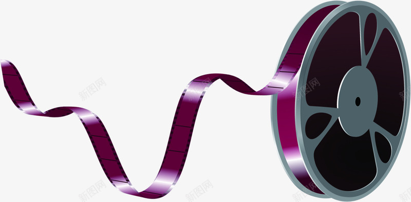 手绘电影海报胶卷png免抠素材_88icon https://88icon.com 海报 电影 胶卷