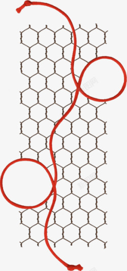 两根铁丝绳细绳高清图片