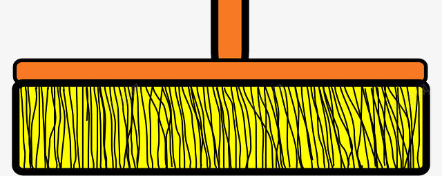 橘黄色的扫把png免抠素材_88icon https://88icon.com 扫地 扫把 橘黄色 清理