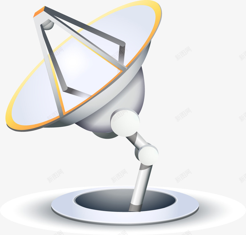 电视信号锅png免抠素材_88icon https://88icon.com 信号锅 圆形的 手绘 电视机 白色的 简图