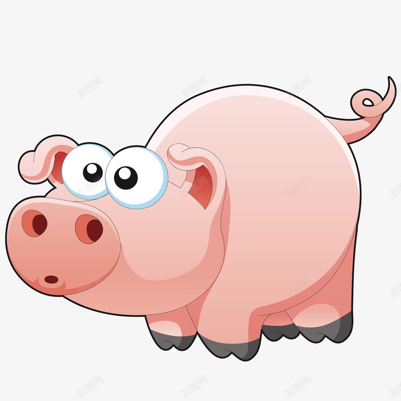 哼哼哼的小猪猪png免抠素材_88icon https://88icon.com 动物 卡通 可爱的 猪 调皮的猪猪