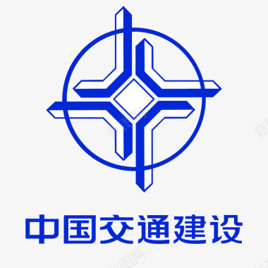 蓝色SGS图标中国交通建设蓝色logo图标图标