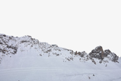 滑雪场风景山顶雪场高清图片