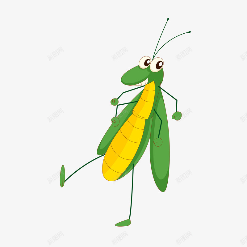 卡通可爱昆虫矢量图eps免抠素材_88icon https://88icon.com 卡通 卡通昆虫 卡通的 可爱 可爱昆虫 可爱的 螳螂 矢量图