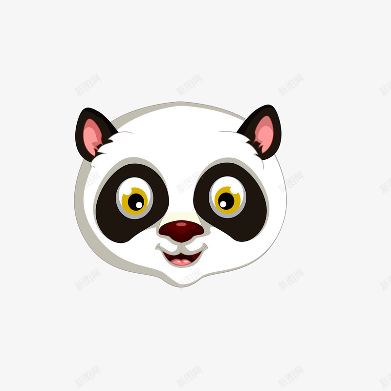 手绘卡通熊猫矢量图eps免抠素材_88icon https://88icon.com png免扣图 卡通 手绘 熊头 熊猫 矢量图 矢量熊头标志