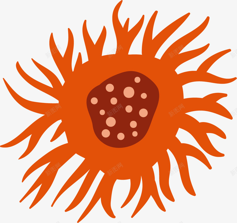 橘色细胞核迷你细胞矢量图eps免抠素材_88icon https://88icon.com 人体组成 人体细胞 卡通 矢量细胞 细胞 细胞核 迷你细胞 矢量图
