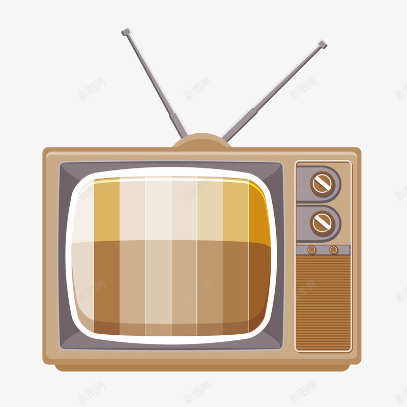 老旧老式电视机png免抠素材_88icon https://88icon.com 卡通电视机 电视机 老式电视机 老旧电视机