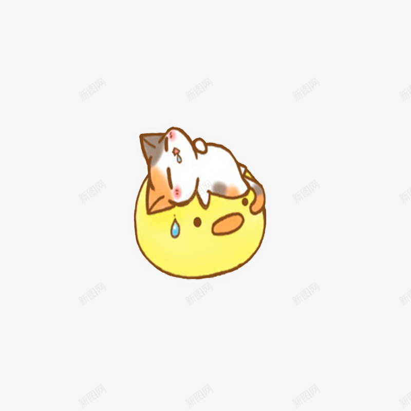 睡得流口水的猫咪png免抠素材_88icon https://88icon.com 卡通手绘 呼呼大睡的懒猫 懒猫 眼馋 睡得流口水的懒猫 馋嘴表情图