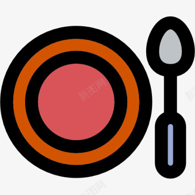 餐具餐厅图标图标