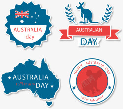 澳大利亚地图澳大利亚地图节日海报高清图片