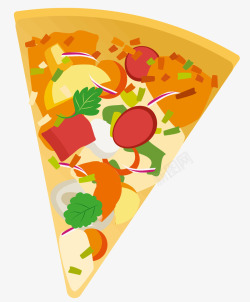 一块披萨一块披萨矢量图高清图片
