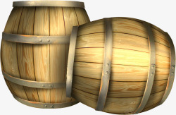 木制酒桶贴图素材