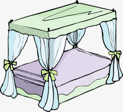 婴儿蚊帐有蚊帐的床高清图片