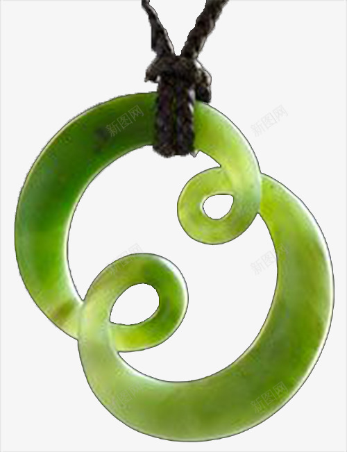 翡翠色环形吊坠png免抠素材_88icon https://88icon.com 搭配 绿色 设计 项链饰品