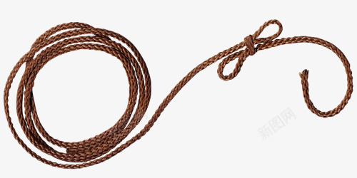 棕色漂亮绳子png免抠素材_88icon https://88icon.com 棕色绳子 漂亮绳子 绳子