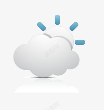 云朵图标天气元素图标图标