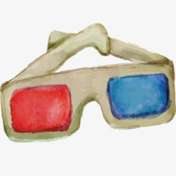 3D眼镜电影院素材