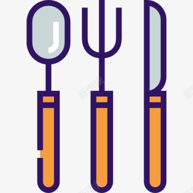 餐具器皿餐具图标图标