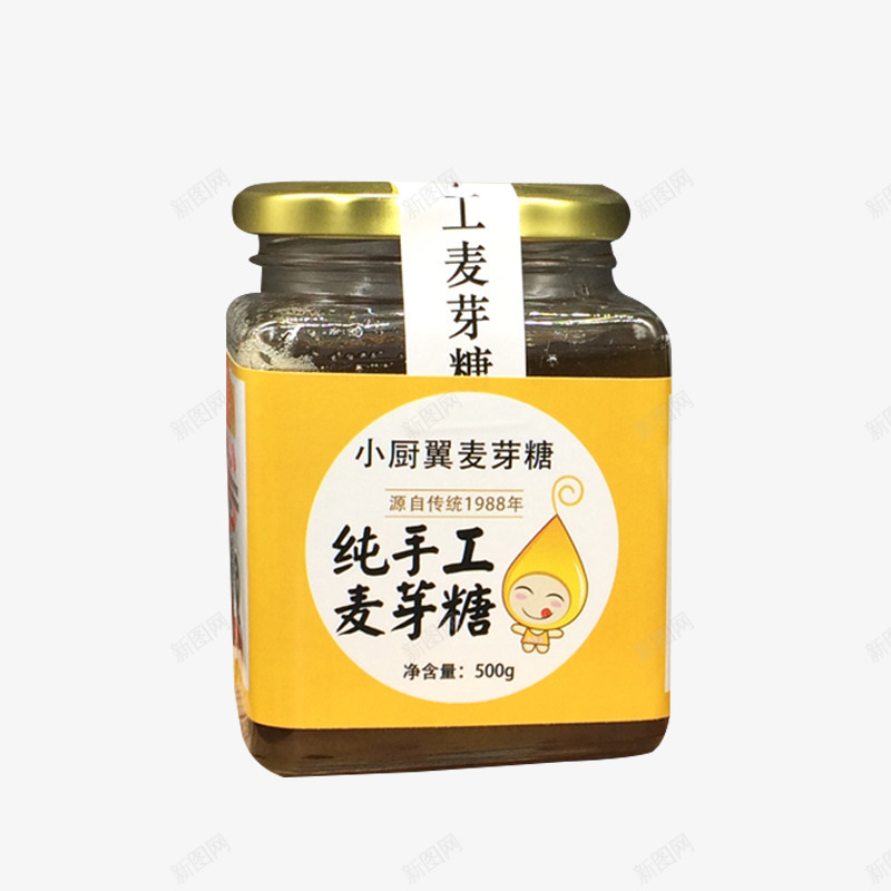 瓶装纯手工麦芽糖png免抠素材_88icon https://88icon.com 传统工艺 怀旧 甜味剂 麦芽糖
