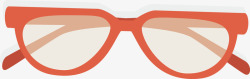 红色太阳眼镜眼镜装饰高清图片