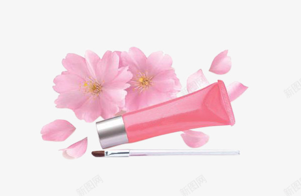 粉色化妆品png免抠素材_88icon https://88icon.com 化妆品 甜美 粉色调 美妆 花朵