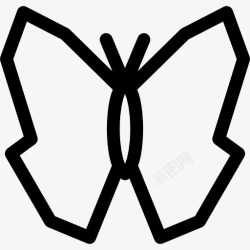白蝴蝶白蝴蝶图标高清图片