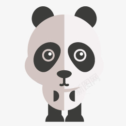 扁平动物图案矢量图ai免抠素材_88icon https://88icon.com 动物 卡通 图案 扁平 熊猫 矢量图