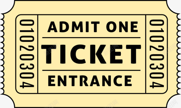 纸质演出票电影票图标图标