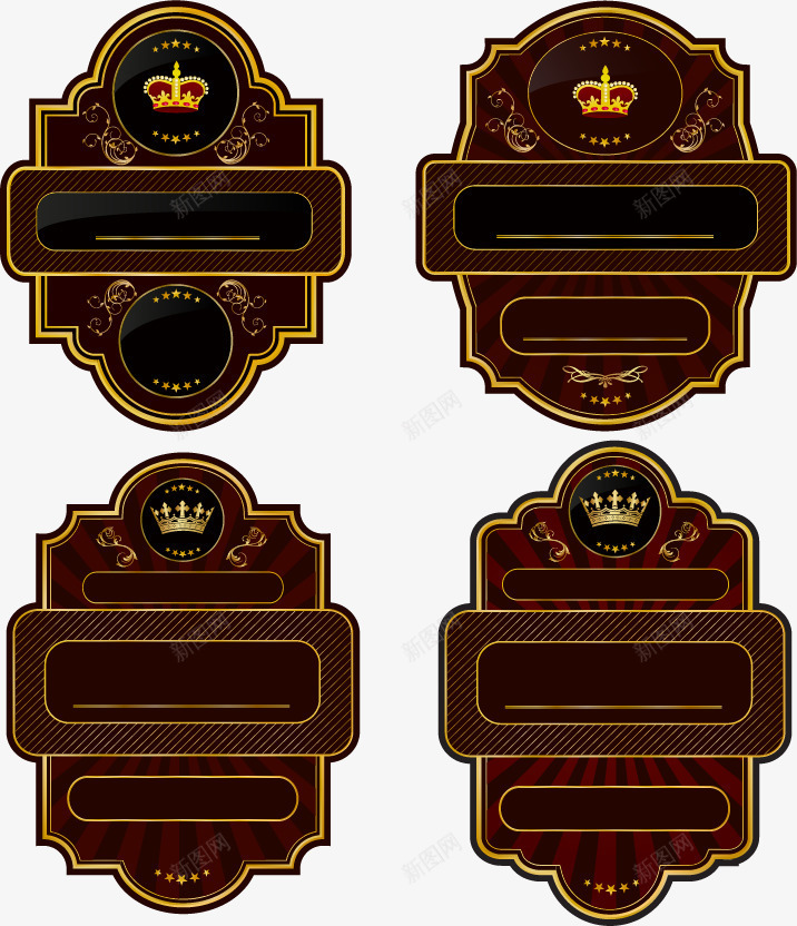 网页元素品质标签矢量图eps免抠素材_88icon https://88icon.com 徽标徽章标帖 标签设计 标贴设计 矢量图