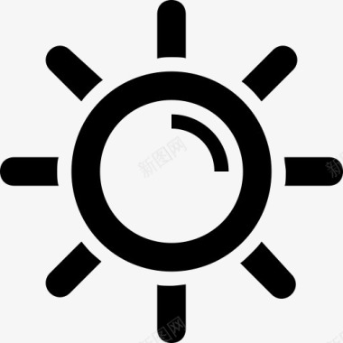 天太阳阳光天气天气图标图标