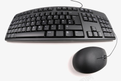 黑色键盘鼠标素材