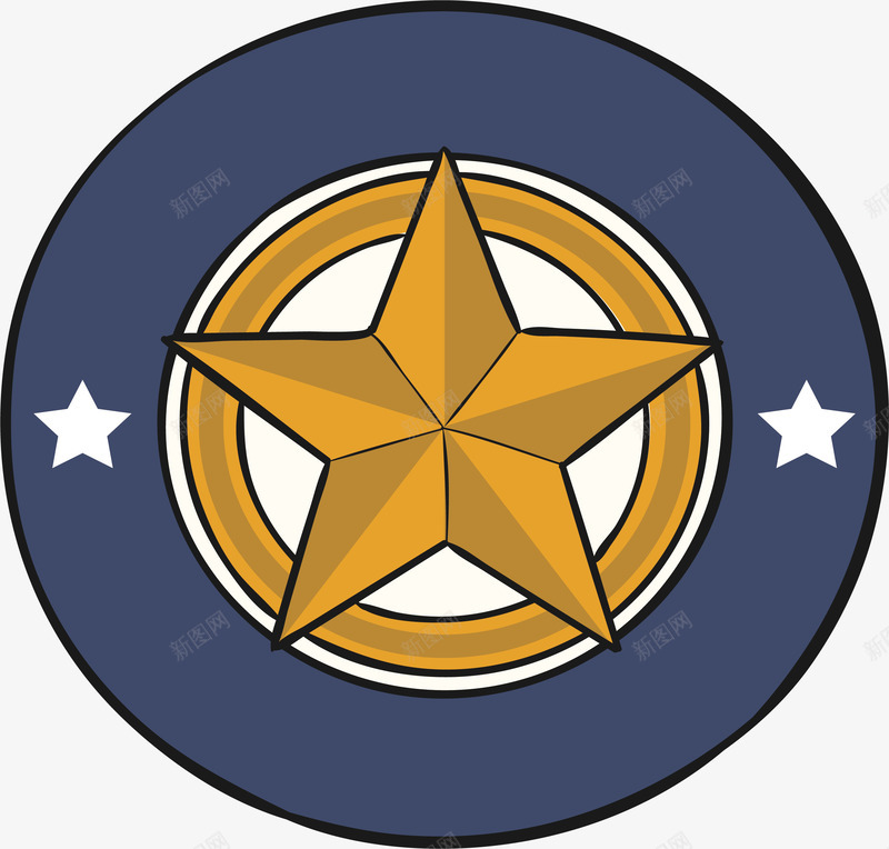 五角星徽章png免抠素材_88icon https://88icon.com 五角星 徽章 星星 矢量png 金星徽章 金色星星